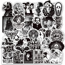OEM Gothic Sticker Seti - 45 Sticker - Telefon, Bilgisayar ve Diğer Yüzeylere Uygun