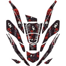 Honda Pcx 2021 - 2024 Uyumlu Tank Pad Set 022