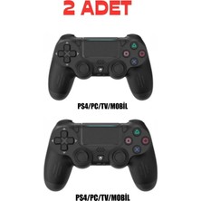 Hsc Bilişim Siyah Wireless Bluetooth Joystick Ps4 Uyumlu Titreşimli Oyun Kolu 1 Yıl Garantili