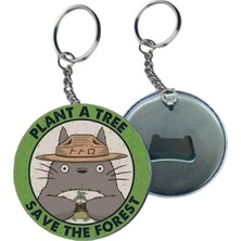 OEM Totoro Anime Buton Açacaklı Anahtarlık