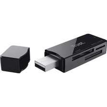 OEM 21935 Nanga Yüksek Hızlı Kart Okuyucu USB 3.1, Siyah