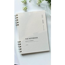 OEM Spiralli 80 Yaprak Çizgisiz A5 Defter, Not Defteri, Okul Defteri, 4 Farklı Renk Seçeneği (01 Light Grey)