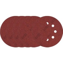 OEM STA32032 Zımpara, Kırmızı, 5 Adet, 80G 125 mm