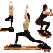 OEM Profesyonel Reformer Pilates Aleti – Ahşap Gövde, Ayarlanabilir Yaylı Sistem