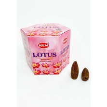 Royaleks Group 10 Adet Geri Akış Backflow Şelale Tütsü Konisi Tütsü Back Lotus Çiçeği Kokulu
