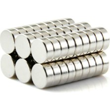 OEM Dünya Magnet 50 Adet 6mm x 3mm Yuvarlak Güçlü Neodyum Mıknatıs Magnet
