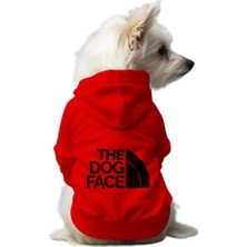 OEM Kedi ve Köpek Kıyafeti &amp; Elbisesi Kırmızı Hoodie The Dog Face Xl