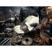 OEM Mtn MAK86 Motosiklet Ayakkabı Koruma Pedleri, Motosiklet Vites Pedi,motorcycle Shoe Protector,motosiklet Deri Aksesuar (Siyah)