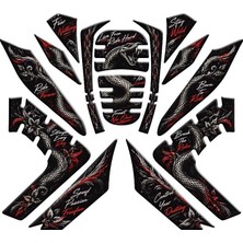 Honda Forza 2021 - 2024 Uyumlu Tank Pad Set 017