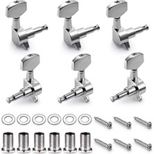 OEM Fluid MHA10 Akustik Gitar Burgusu 3+3 Set + Vida Somun Pul
