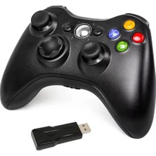 Hsc Bilişim Siyah Kablosuz Joystick Pc Uyumlu Titreşimli Oyun Kolu Bluetooth Bağlantılı - Elektronik