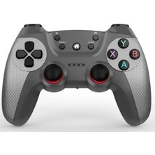 Hsc Bilişim Gamepad Gri Bluetooth Bağlantılı 1 Yıl Garantili Pc Uyumlu Kablosuz Oyun Kumandası