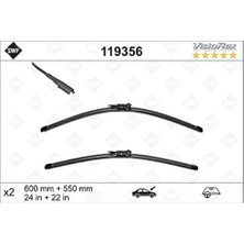Hsc Bilişim Valeo Swf Das Original Set Silecek Seti Volvo XC90 I (2011-2014) (600+550 Mm) 119356
