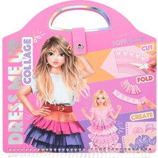 OEM Zestaw Dress Me Up Collage Book Top Model, W Kształcie Torebki, Z Naklejkami I Kolorowymi Papierami.