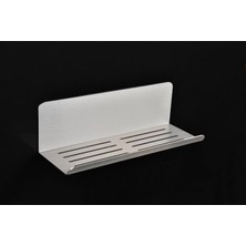 Hsc Bilişim Deltahome Paslanmaz Çelik 28CM Banyo Rafı Duş Rafı - Yapişkanli Montaj - Aninda Kolay Montaj - Inox