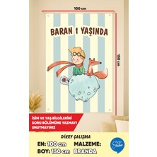 İsg Tabelam 100X150CM/DIKEY/KÜÇÜK Prens Temalı Doğum Günü Branda Afişi
