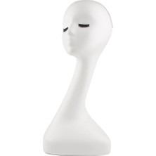 TeknoKapsül Peruk Mankeni / Beyaz / 50 cm