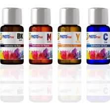 OEM Photo Print Epson L3151 Uyumlu 4 Renk 100 ml Sublimasyon Transfer Baskı Mürekkep Seti, KLT-73141