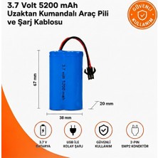 Mam Shop Orıon 3.7V 5200MAH Rc Oyuncak Araba Pili – Sm-2p Soket
