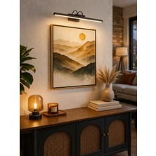 OEM Sarjlı LED Flüt Resim Aplik | 6W | 3200K Gün Işığı | 35CM | Duvar Tipi Ayna/tablo Üstü Dekoratif Işık | IP20 Iç Mekan Kullanım (Siyah Kasa)