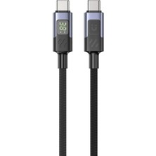 Hsc Bilişim Unitek LED Ekranlı 60W Usb-C Şarj Kablosu Usb2.0 (C14158ABK01-1M)