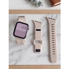 bbtech Apple Watch 49/46/45/44MM/(SERI 1-2-3 42MM) Verev Kesim Ultra3-2/se3-2/10/9/8/7/6/5 Silikon Kordon