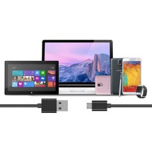 OEM Micro USB Şarj ve Data Kablosu - 3 Metre Siyah