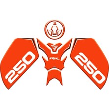 Voge 250RR 2024-2026 Tank Pad Set 001
