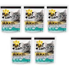OEM Patican 5 Adet Silika Kristal Kedi Kumu 3.8 Lt