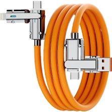 Hsc Bilişim Daytona A6019 USB Type C Lightning 4 In 1 Hızlı Şarj Data Kablosu Çevirici Dönüştürücü Adaptör 100-