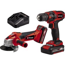 OEM Akülü Alet Seti Tc-Tk 18 Li Kit, Power X-Change (Lityum-Iyon, Vidalama Tc-Cd 18/35 Li + Avuç Taşlama Tc-Ag 18/115 Li, 1,5 Ah ve 3,0 Ah Akü Dahil) - 4257238