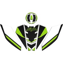 Kawasaki Ninja 500 2025 Uyumlu Tank Pad Set 003
