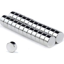 OEM Dünya Magnet 25 Adet Yuvarlak Güçlü Neodyum Mıknatıs (5x3 Mm) Çap: 5 mm x Kalınlık: 3 mm