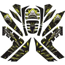 Honda Forza 2021 - 2024 Uyumlu Tank Pad Set 013