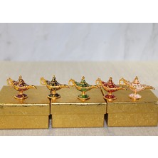 Birsence Mineli Metal Alaaddin Lambası Model 8