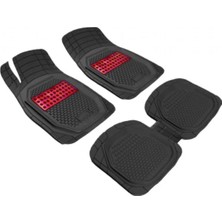 OEM Volkswagen Golf Ile Uyumlu 4 1997 2003 Paspas Derin Havuzlu Krom Kırmızı
