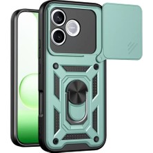 Ototechparca   Huawei Honor 600 Lite Pars Lens Yüzüklü Silikon - Yeşil
