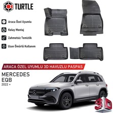 Turtle Mercedes-Benz Eqb (X243) 2021-2026 Uyumlu 3D Havuzlu Oto Paspas