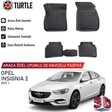 Turtle Opel Insignia (Z18) 2017-2022 Uyumlu 3D Havuzlu Oto Paspas