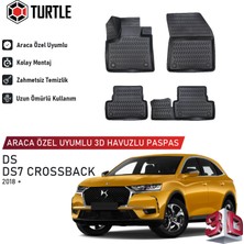 Turtle Ds Automobiles Ds 7 Crossback 2018-2026 Uyumlu 3D Havuzlu Oto Paspas