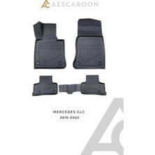 Aescaroon Mercedes-Benz Glc 2015-2022 Arası 3D Havuzlu Paspas