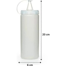 OEM Sızdırmaz Şeffaf Kapaklı Yağlık Sosluk Şişesi Plastik Yağdanlık 400 ml AP-9028