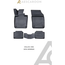 Aescaroon Volvo V90 2016 Sonrası 3D Havuzlu Paspas