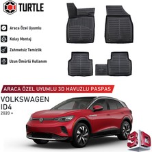 Turtle Volkswagen Id.4 2021-2026 Uyumlu 3D Havuzlu Oto Paspas
