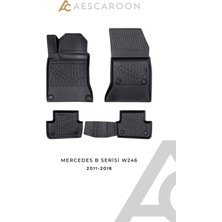 Aescaroon Mercedes-Benz B Serisi W246 2011-2018 Arası 3D Havuzlu Paspas