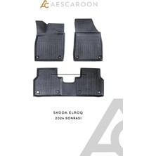 Aescaroon Skoda Elroq 2024 Sonrası 3D Havuzlu Paspas