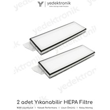 Yedektronik Roborock S8 Maxv Ultra Uyumlu 2'li Hepa Filtre Seti | Yüksek Kalite