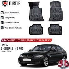 Turtle Bmw 3-Series (E90) 2006-2011 Uyumlu 3D Havuzlu Oto Paspas