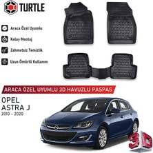 Turtle Opel Astra J 2010-2019 Uyumlu 3D Havuzlu Oto Paspas