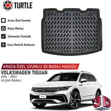 Turtle Volkswagen Tiguan (Ad/bw) 2016-2023 Uyumlu 3D Havuzlu Bagaj Havuzu